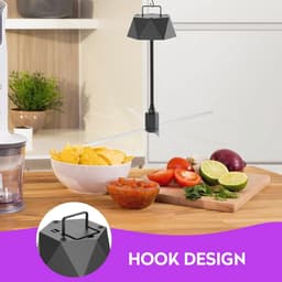 Vliegventilatoren voor Tafels - Vliegenafstotende Ventilator voor Binnen en Buiten - Holografische Bladen voor Picknick en Feest — thumbnail 3