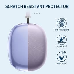 Transparante Beschermende Hoes voor AirPods Max – Zacht TPU, Waterdicht en Krasbestendig — thumbnail 2