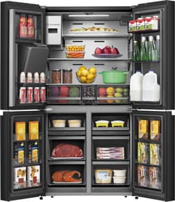 HISENSE  RQ760N4IFE -  Amerikaanse koelkast - breedte 91.4 cm - hoogte 178.5 cm - inhoud 577 l - NoFrost — thumbnail 3