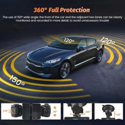 Dashcam 1080P Auto Camera met 2.4'' IPS Scherm en 170° Groothoek — thumbnail 4