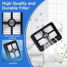 5-delige Accessoireset - Geschikt voor Dreame H12 Pro, H12 Pro Plus Draadloze Nat- en Droogzuiger - 2 Borstelrollen + 2 HEPA-filters + 1 Reinigingsborstel — thumbnail 4