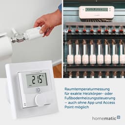 Wandthermostaat Met Schakeluitgang Voor Slimme Vloerverwarming, Wit — thumbnail 2