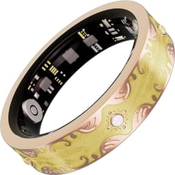 WizBay Premium Select® Bohemian Smart Ring - Champagne Yellow - Hartslag, Slaap en Zuurstofmeting - Activiteitstracker - Maat 9 — thumbnail 3