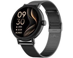 Dames Smartwatch met Metalen Vlechtwerk - Sporthorloge, Hardlopen, Stappenteller, Waterdicht IP68, Compability met Android/iOS