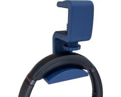 Koptelefoonhouder met Bureaubladklem (10–35 mm) – Donkerblauw – Onder Bureau – Duurzaam PLA