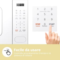 Digitale Magnetron 20L, 700W met 6 Vooraf Ingestelde Menu's en Express Cook Functie — thumbnail 3