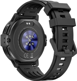Evy24 Smartwatch GPS 48mm - Sporthorloge Heren en Dames - Belfunctie - Waterdicht - Hartslagmeter - Stappenteller - 2 Bandjes - iOS en Android - Zwart — thumbnail 3