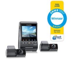 VIOFO A329S 3CH - 4K 60FPS Dashcam - Inclusief CPL filter, achter- en interieurcamera - 2025 — afbeelding 1