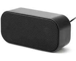 longziming -USB Computer Speakers – Compacte PC Speaker & Laptop Speaker – Krachtig Hi-Fi Geluid met Hoog Volume – Plug & Play Soundbar voor Desktop, Laptop en Monitor