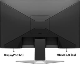 SNJY® Gaming Monitor - Monitor Gaming - Monitor met Ingebouwde Speakers - 24 Inch - HDRi-Technologie - 1080p - 165Hz - 1ms - Zwart — thumbnail 2