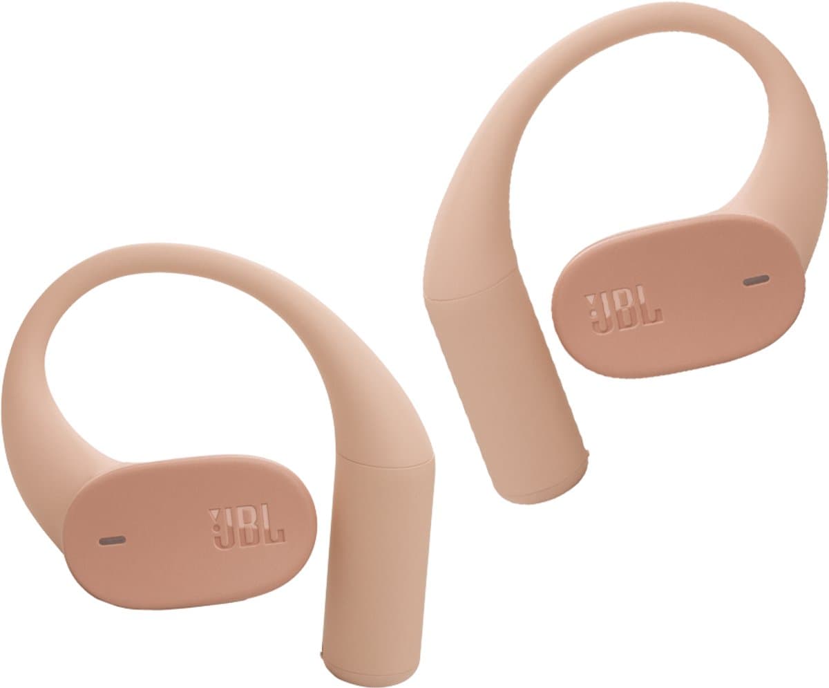 JBL Sense Lite - Open ear Oordopjes - Oortjes Draadloos - Bluetooth - Sport Oordopjes - Sporten - Hardlopen - 32 uur - Spatwaterdicht - IP54 - Beige — afbeelding 1