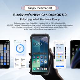 Blackview XPLORE 1 Walkie Talkie - Robuuste Smartphone - 5G - 36GB RAM - 256GB ROM - 6.78 inch - Robuuste Telefoon - Nachtzicht - Android 15 - NFC - GPS - Zwart — thumbnail 5