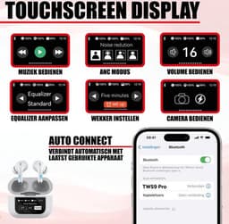 LifePods Deluxe 1.0 - LifeGadgets OpenEar Sport Pro Earbuds - Draadloze Oortjes - Oordopjes met Oplaadcase - Wireless Earphones - In Ear Sport - Noise Cancelling - Draadloos - Bluetooth - Geschikt Voor o.a. IPhone en Samsung - Smartphone en Laptop — thumbnail 4