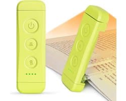 Oogvriendelijke leeslamp met 3 kleuren en 5 dimbare helderheden voor boekenliefhebbers