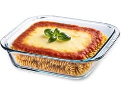 Glazen mini-ovenschaal 0,5 l – Hittebestendige bakplaat voor oven, magnetron en airfryer