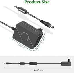 AC stroomadapter 12V voor externe harde schijven — thumbnail 5