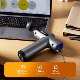 Aafinity Massage Gun - Massage Apparaat - Massage Gun Professioneel - Massagegun - Massage Pistool - Zwart - Draadloos - 8 standen — thumbnail 3