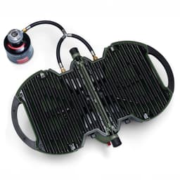nomadiQ BBQ 3.0 - De ultieme lichtgewicht draagbare gas BBQ / Grill - Barbecue voor op de camping & vakantie Forest Green — thumbnail 3