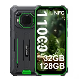 Blackview BV6200 Plus - Robuuste Smartphone - 32GB RAM - 128GB - 11000mAh - 6,56 inch - 4G Dual SIM - Android 15 - 98dB Ultra-luide luidspreker - NFC GPS - Groen — thumbnail 1