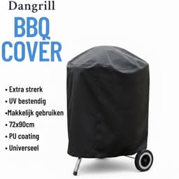 BBQ Hoes Rond - Universeel tot 72cm - Kettle BBQ Kamado - Big Green Egg - Grill Guru -The Bastard - Patton - Weber - Kolen - bbq hoes — thumbnail 3