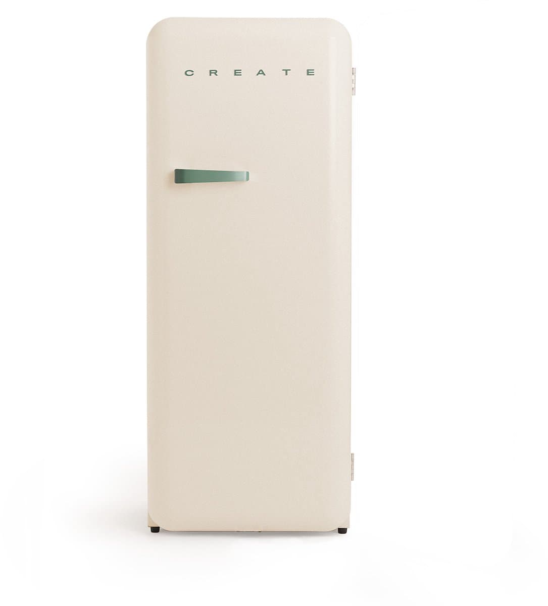 CREATE - Koelkast in retrostijl - Gebroken wit - Handvat Sage - FRIDGE RETRO 281L — afbeelding 1