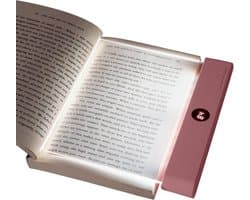 Tablet leeslamp, LED leeslamp voor bed, boek leeslamp, oogbeschermende leeslamp, leeslamp, leeslamp, leesnachtlampje (roze)