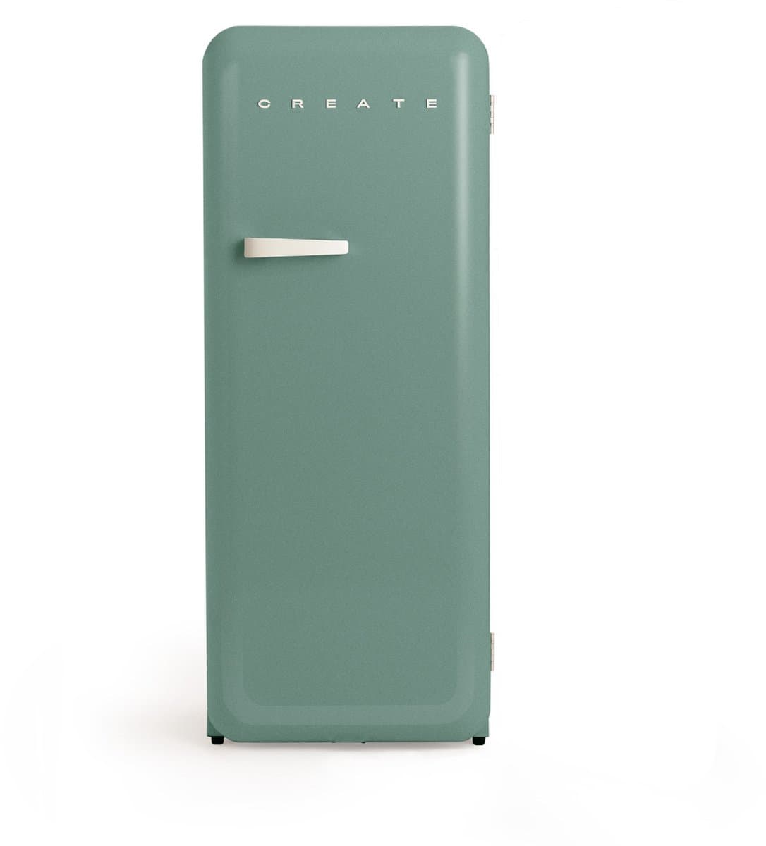 CREATE - Koelkast in retrostijl - Sage - Handvat Gebroken wit - FRIDGE RETRO 281L — afbeelding 1