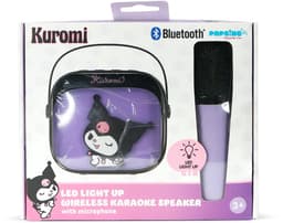 Kuromi - karaoke set voor kinderen - draadloze microfoon en speaker - met lichteffecten - stemvervorming — thumbnail 2