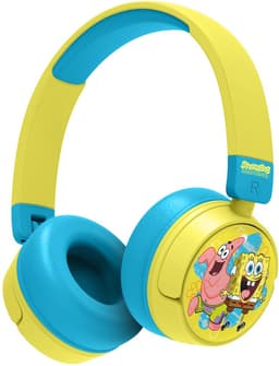 Sponge Bob - draadloze kinderkoptelefoon - volumebegrenzing - lange batterijduur - microfoon - opvouwbaar - bluetooth — thumbnail 1