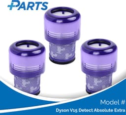 Dyson V15 Detect Absolute Extra Filters (3 Stuks, Plus.Parts® alternatief voor 970013-02) — thumbnail 1