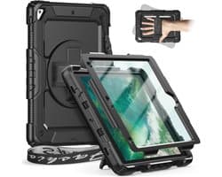 Duurzame en Robuuste Hoes voor iPad 9.7 Inch met Schermbeschermer en Draaibare Standaard