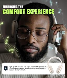 Allecta - Siliconen Beschermhoes voor Earpads van AirPods Max, Earcup Cover Protector - Sterrenlicht Blauw - Duurzaam en Beschermend — thumbnail 2