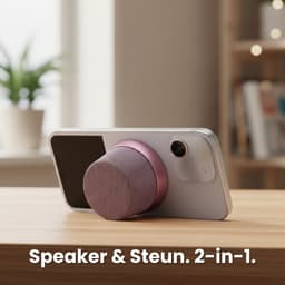 NÖRDIC Magnetische Luidspreker - Bluetooth 5.3 - 3W - TWS Stereo - Geschikt voor MagSafe - Voor Tablet & Smartphone - Roze — thumbnail 4