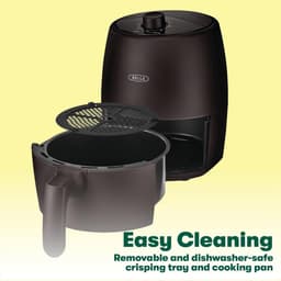 Compacte Airfryer met 2 Liter Inhoud en Eenvoudige Bediening — thumbnail 3