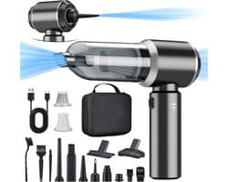 Kruimeldief Draadloos - Auto Stofzuiger - Handstofzuiger - Zwart