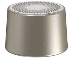 Fivesquare AluBeam RGB Mini Speaker – 5W Bluetooth Mini Speaker met Aluminium Behuizing, TWS Magnet Pairing, RGB & IPX6 Waterproof Goud