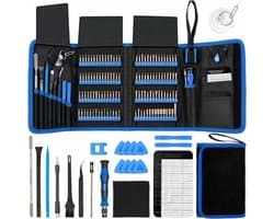 EXCITAT Schroevendraaier - Precisie elektronische schroevendraaierset - Reparatiegereedschapsset - Geschikt voor computers, laptops, mobiele telefoons, enz. - Set van 142 stuks