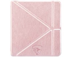 Origami Sleepcover Geschikt voor Kobo Sage Hoes Roze Goud * - ereader hoesje - cover