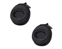 2 Stuks - Horloge Etui - Reisaccessoires - 9,5*9,5*5,5 cm - Zwart - PU, EVA - Horloge Opbergdoos Heren - Stofdoos - Smartwatch Reis Etui - Horlogedoos - Horloge Travel Case - Sieradendoos - Opbergdoos