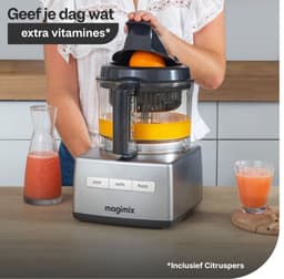 Magimix - Foodprocessor - CS 3200 XL - Zwart - Citruspers - 30 jaar motorgarantie — thumbnail 4