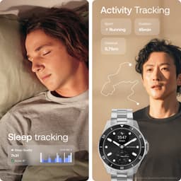 Withings ScanWatch Nova - 42mm Hybride Smartwatch - ECG, AFib Detectie, SpO₂ Meter, Hartslagmeter, Slaaptracker, 24/7 Temperatuurmeting, 35 Dagen Batteri, Saffierglas, 10 ATM Waterdicht — thumbnail 5