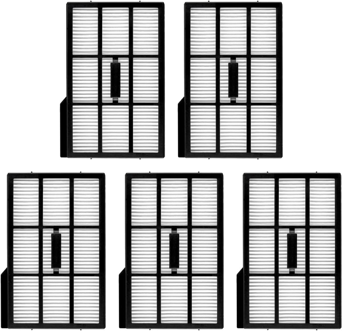 5-pack Vervangende HEPA-filters geschikt voor Eufy Omni E28/Omni E25 robotstofzuiger - Stofzuiger onderdeel - stofzuigerfilters - Stofzuigeraccessoires — afbeelding 1