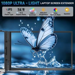 Siaviala S8 14" Draagbare Monitor | Slechts 0.66kg & 1.56cm Dun | 180° Draaibaar | Universele Compatibiliteit | FHD 300 Nits — Jouw Mobiele Kantoor - 200% WerkEfficientie - Slechts 1 Kabel Nodig — thumbnail 2