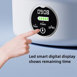 Mini draagbare wasmachine van 3 liter, Geschikt voor het wassen van huishoudkleding, sokken en ondergoed, en als reiswasmachine met centrifugefunctie. — thumbnail 4