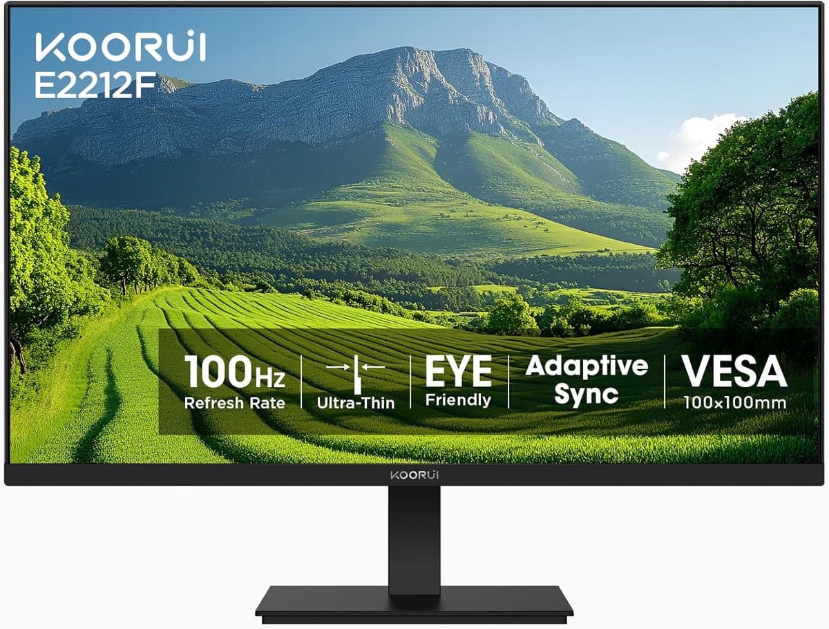 Koorui E2212F - Full HD VA Monitor - 24 Inch - 100 Hz - 6ms — afbeelding 1