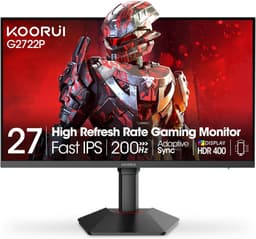 Koorui G2722P - QHD IPS Gaming Monitor - 27 Inch - 200 Hz - 1 ms — thumbnail 1
