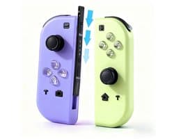 Namajunas - Draadloze Controller geschikt voor Nintendo Switch/OLED/LITE - Gamepad - Geschikt voor Switch Joy-Con Controller paar - 6-assige gyroscoop - Ondersteuning voor ontwaken/screenshot & Turbo - Niet geschikt voor Nintendo Switch 2