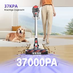 Elekiatech Steelstofzuiger - Steelstofzuiger Draadloos - 2600 mAh Accu - 50 Minuten - 1,3 L Stofbak - voor Tapijten en Harde Vloere — thumbnail 2