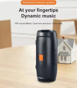 Draadloze Bluetooth Speaker – Dual Stereo Bass, 6W Power, 800mAh, 360° Surround Sound, USB/TF/FM – Portable Mini Speaker — thumbnail 5
