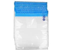 3D-printer Filament Opbergtas, 10 Stuks Stofdicht Vochtbestendig Filament Vacuümzak met Handpomp Afdichtingsclip Compressie Herbruikbare Opslag Droge Zakken Om Filament Droog Te Houden